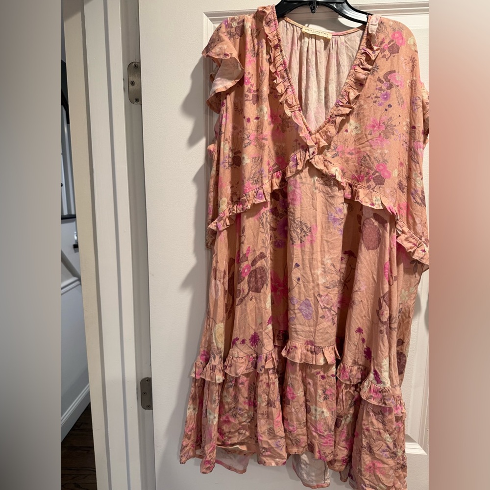 Spell Pink and Purple Floral Dress